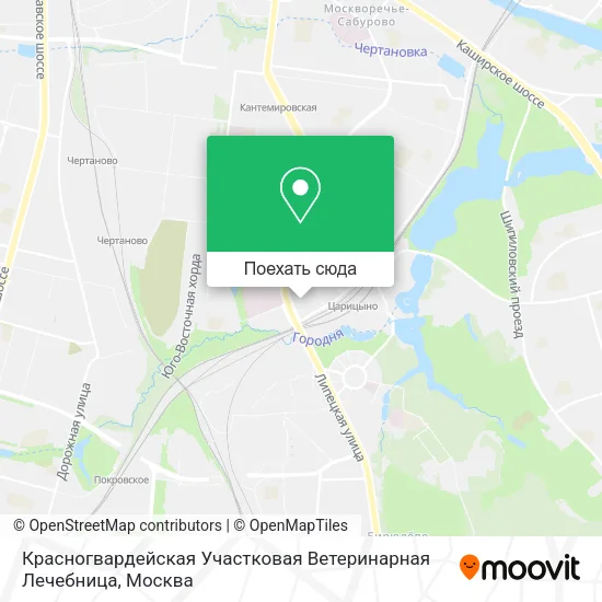 Карта Красногвардейская Участковая Ветеринарная Лечебница