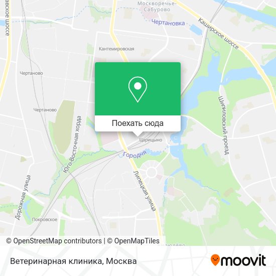 Карта Ветеринарная клиника