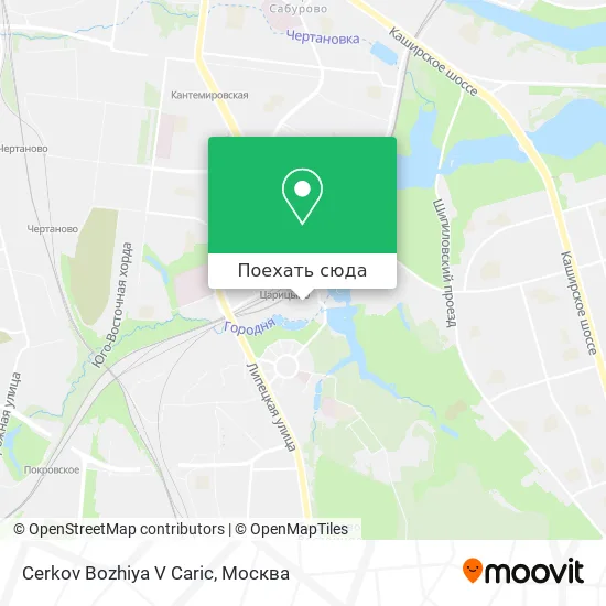 Карта Cerkov Bozhiya V Caric