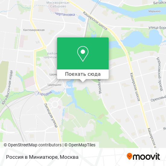 Карта Россия в Миниатюре