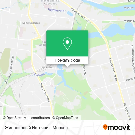 Карта Живописный Источник