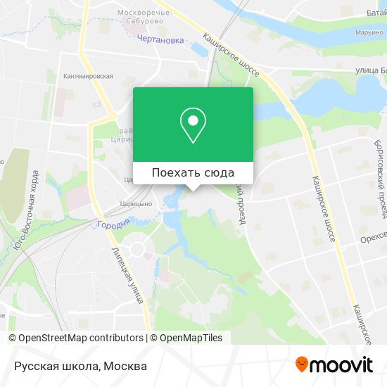 Карта Русская школа