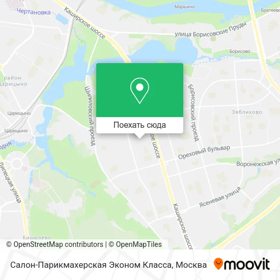 Карта Салон-Парикмахерская Эконом Класса