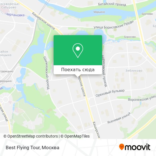 Карта Best Flying Tour