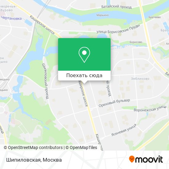 Карта Шипиловская