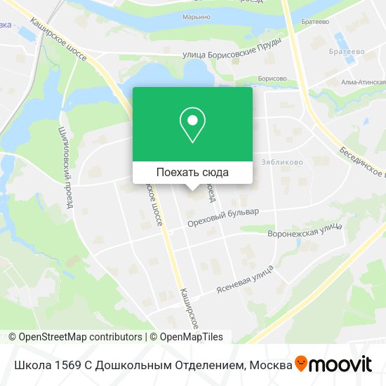 Карта Школа 1569 С Дошкольным Отделением