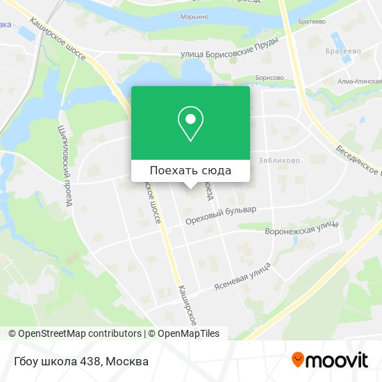 Карта Гбоу школа 438