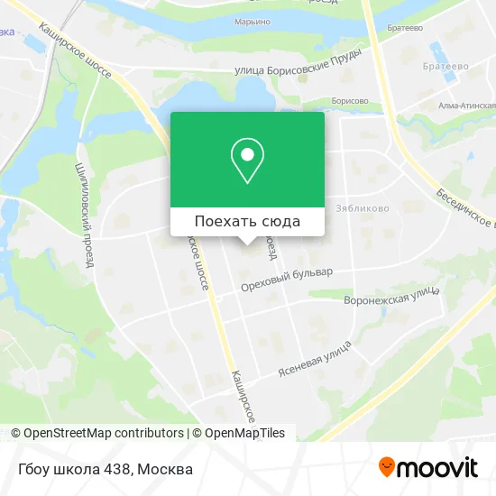 Карта Гбоу школа 438