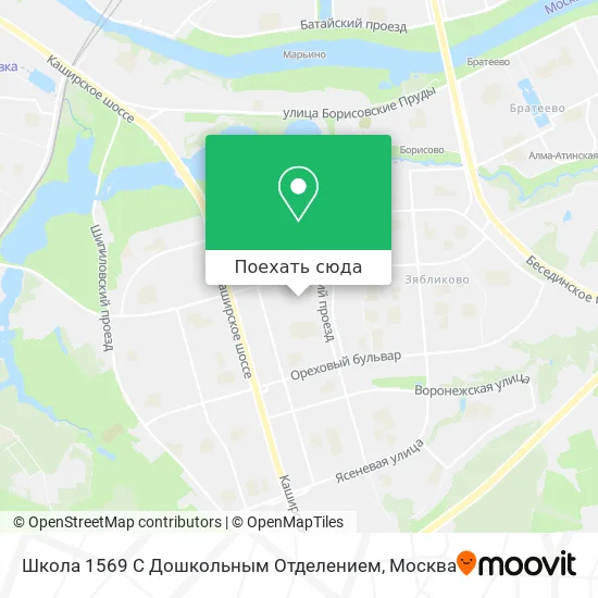 Карта Школа 1569 С Дошкольным Отделением