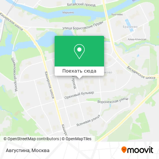 Карта Августина