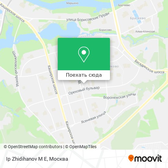 Карта Ip Zhidihanov M E
