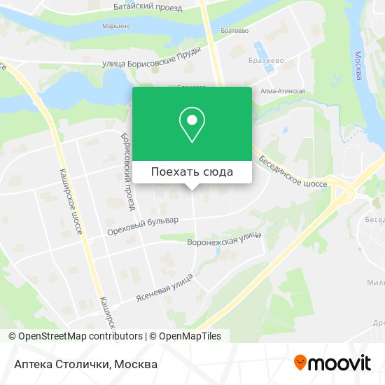 Карта Аптека Столички