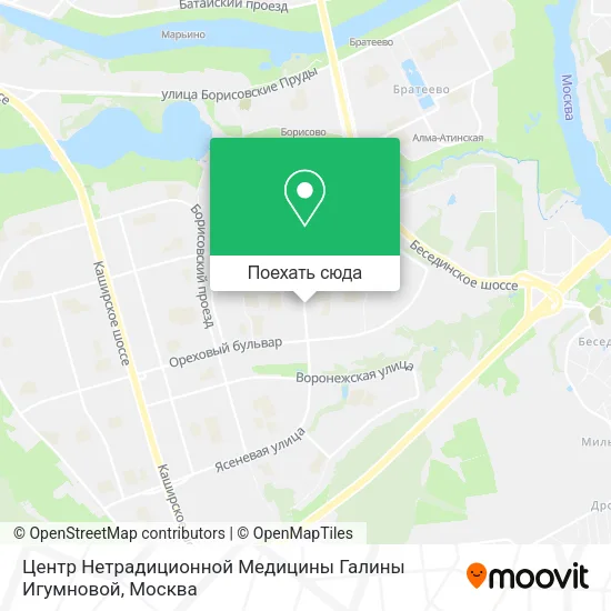 Карта Центр Нетрадиционной Медицины Галины Игумновой