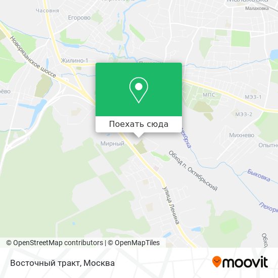 Карта Восточный тракт