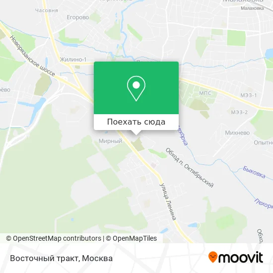 Карта Восточный тракт