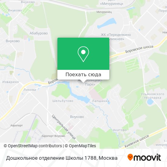 Карта Дошкольное отделение Школы 1788