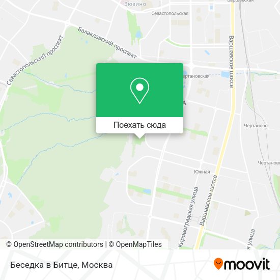 Карта Беседка в Битце