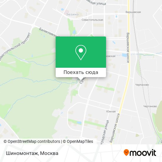 Карта Шиномонтаж