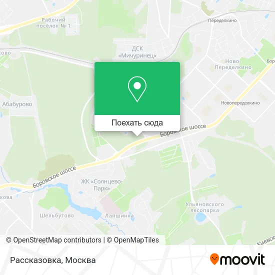 Карта Рассказовка