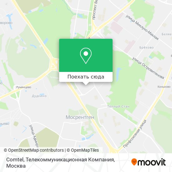 Карта Comtel, Телекоммуникационная Компания