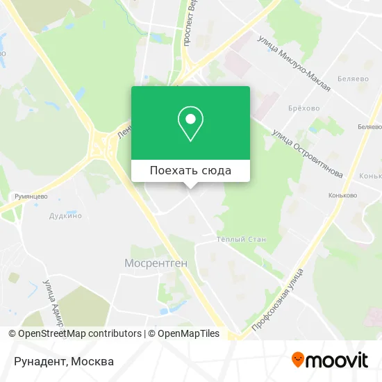 Карта Рунадент