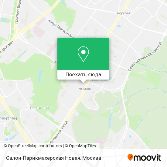 Карта Салон-Парикмахерская Новая