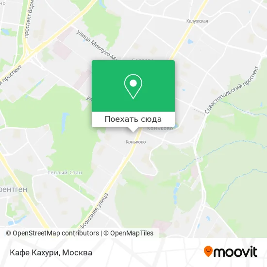 Карта Кафе Кахури