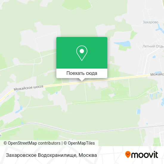 Карта Захаровское Водохранилище