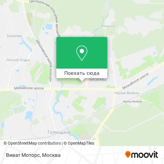 Карта Виват Моторс