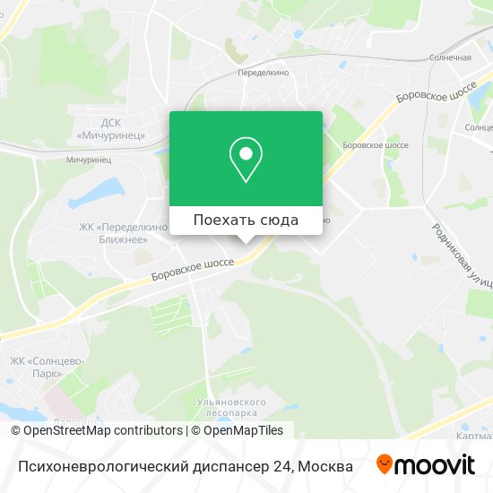 Карта Психоневрологический диспансер 24