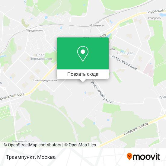 Карта Травмпункт
