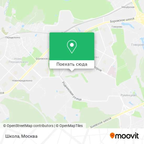 Карта Школа