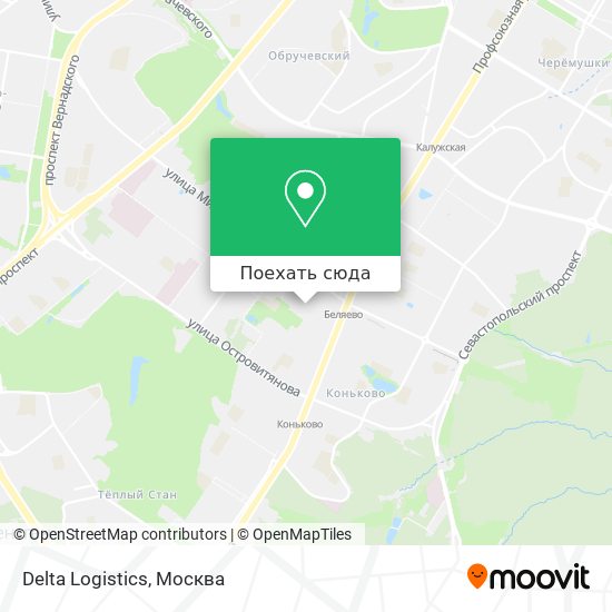 Карта Delta Logistics
