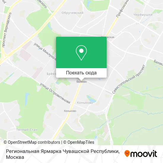 Карта Региональная Ярмарка Чувашской Республики