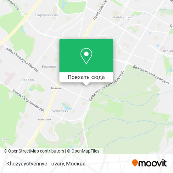 Карта Khozyaystvennye Tovary