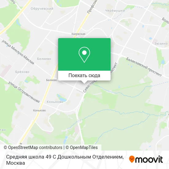 Карта Средняя школа 49 С Дошкольным Отделением