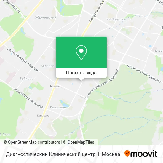 Карта Диагностический Клинический центр 1