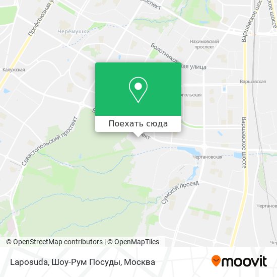 Карта Laposuda, Шоу-Рум Посуды