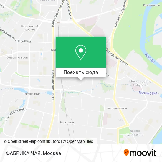 Карта ФАБРИКА ЧАЯ