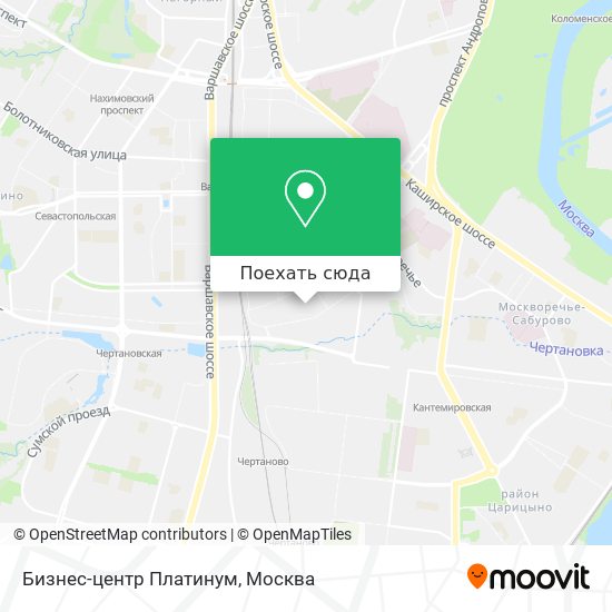 Карта Бизнес-центр Платинум
