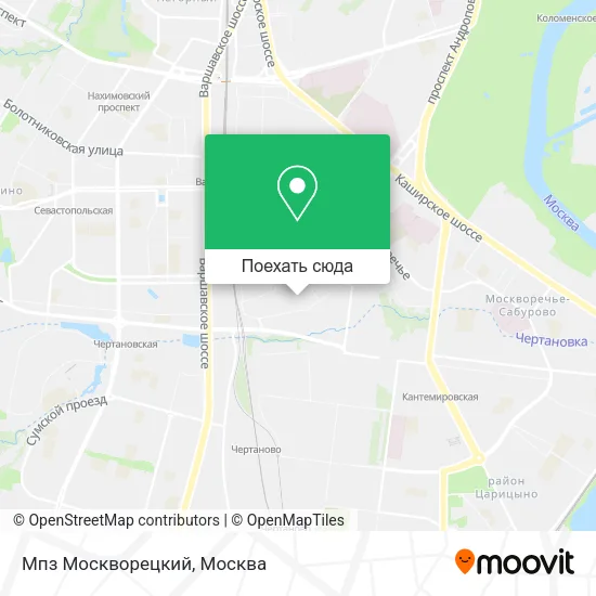 Карта Мпз Москворецкий