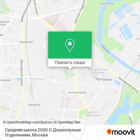 Карта Средняя школа 2000 С Дошкольным Отделением