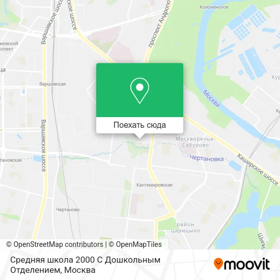 Карта Средняя школа 2000 С Дошкольным Отделением