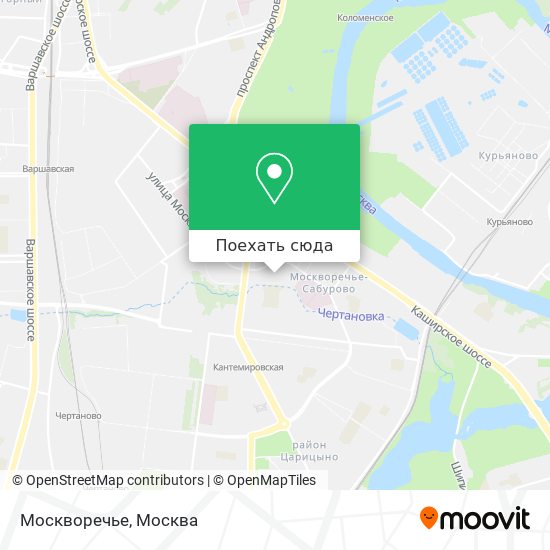 Карта Москворечье