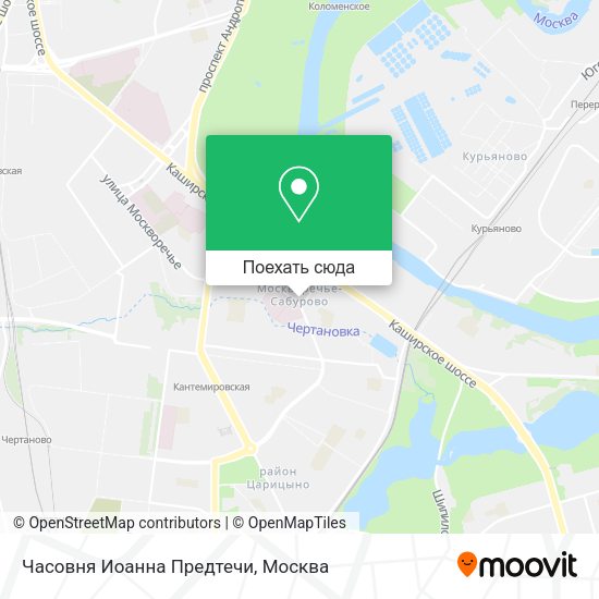 Карта Часовня Иоанна Предтечи
