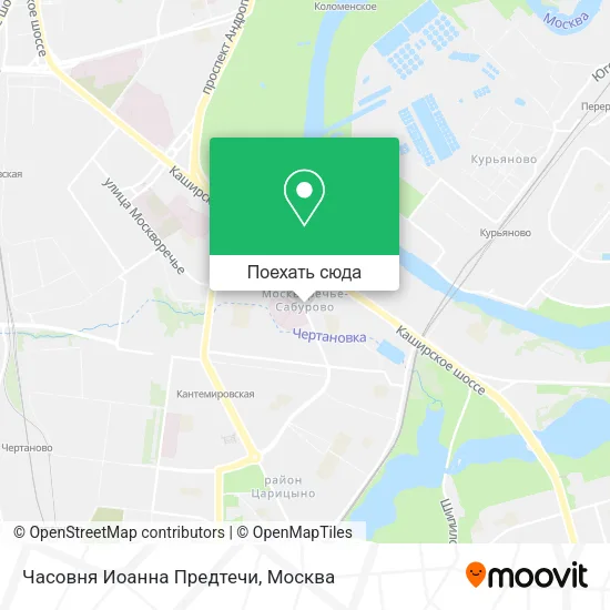 Карта Часовня Иоанна Предтечи
