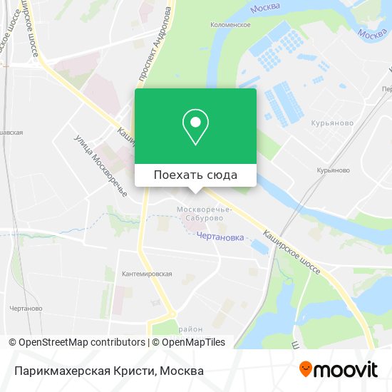 Карта Парикмахерская Кристи