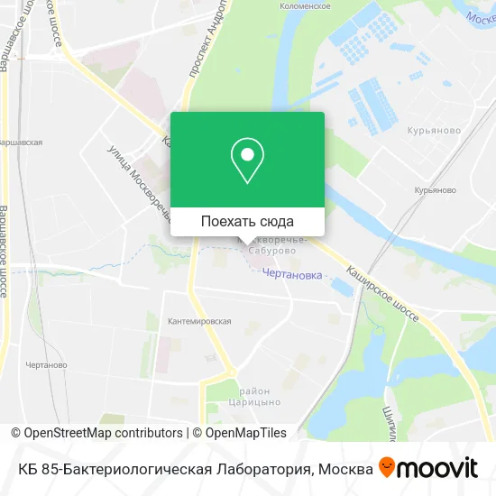 Карта КБ 85-Бактериологическая Лаборатория