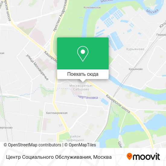 Карта Центр Социального Обслуживания