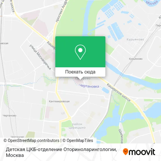 Карта Детская ЦКБ-отделение Оториноларингологии